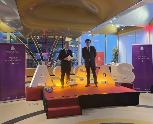 Président Braconnier et Quentin Lefebvre