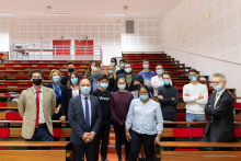 Amphithéâtre, rencontre entre les étudiants de Cap'RH (Ciffop) et l'École de la Deuxième Chance Paris (E2C)